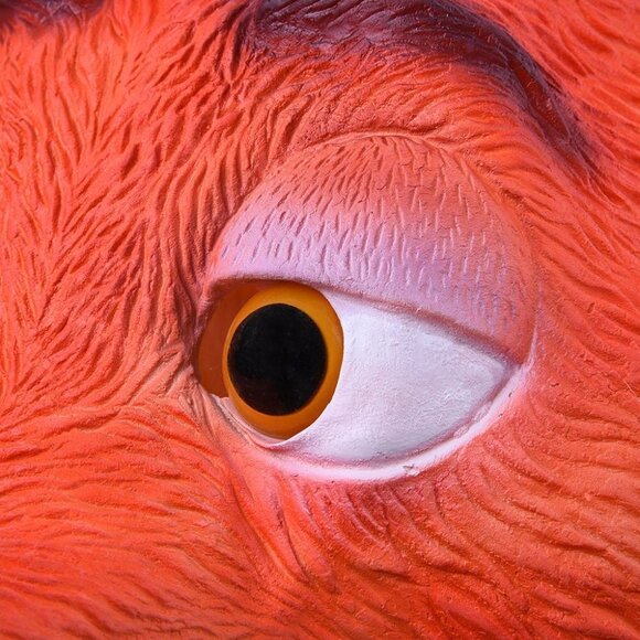 Orange Zootopia Fox Manga Costume Latex Rubber Horror Scary Mask Halloween Party - Picture 2 of 7